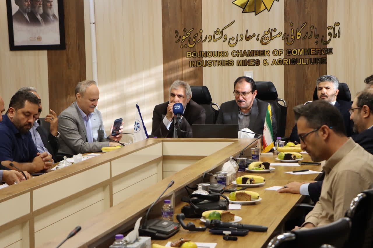 برگزاری جلسه فوق‌العاده هیئت نمایندگان اتاق بازرگانی بجنورد با حضور نمایندگان مجلس